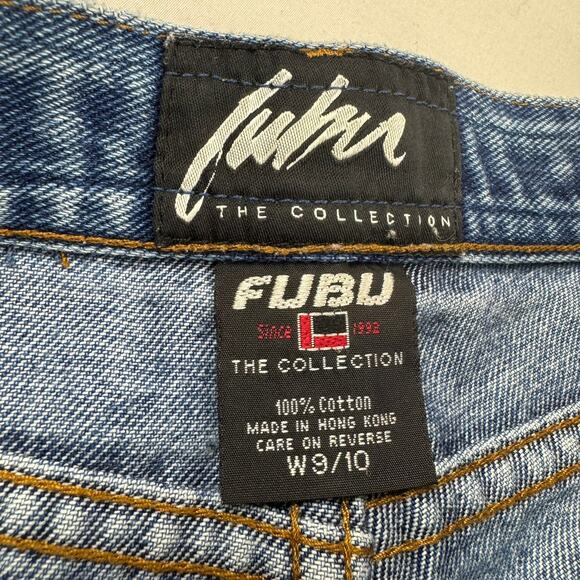 Vintage Y2K Fubu Jean Shorts Size 9/10 - Picture 3 of 7